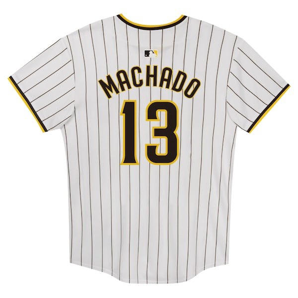 Manny Machado San Diego Padres Nike Preschool Home Game Jersey - White - Image 3