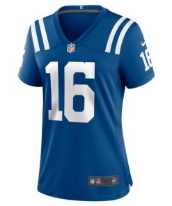 Alternative view of Ashton Dulin Indianapolis Colts Nike Women's Game Jersey - Royal