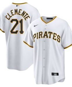 Roberto Clemente Pittsburgh Pirates Nike Home Replica Player Name Jersey - White