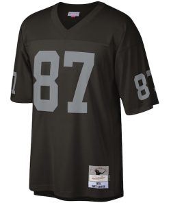 Alternative view of Dave Casper Las Vegas Raiders Legacy Replica Jersey - Black