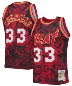 Alonzo Mourning Miami Heat Hardwood Classics 1996/97 Lunar New Year Swingman Jersey - Red