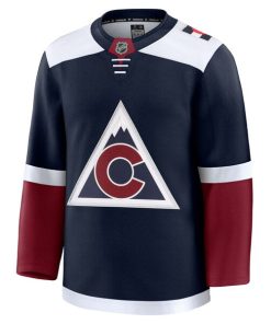 Alternative view of Colorado Avalanche  Alternate Premium Jersey - Navy/White/Burgundy