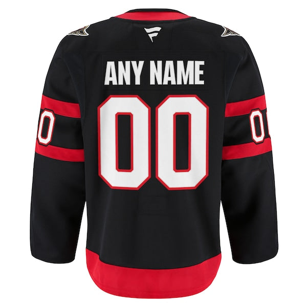 Ottawa Senators Home Authentic Pro Custom Jersey - Black - Image 3