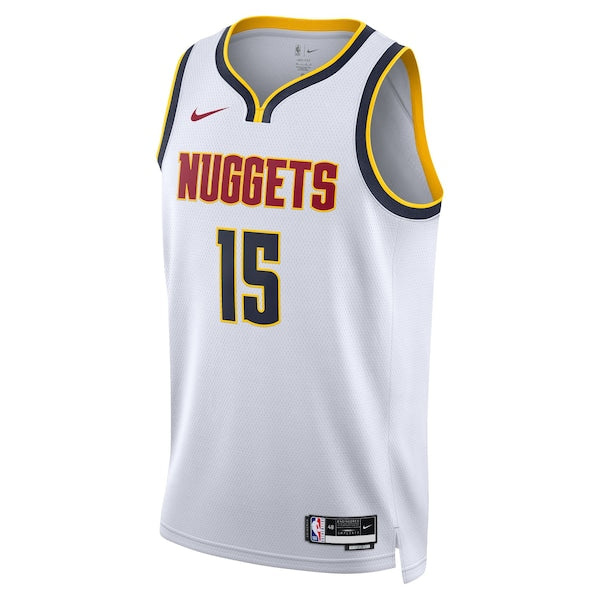 Nikola Jokic Denver Nuggets Nike Unisex Swingman Jersey - Association Edition - White/Navy - Image 3