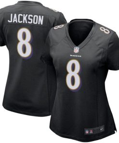 Lamar Jackson Baltimore Ravens Nike Women's Game Event Jersey - Black