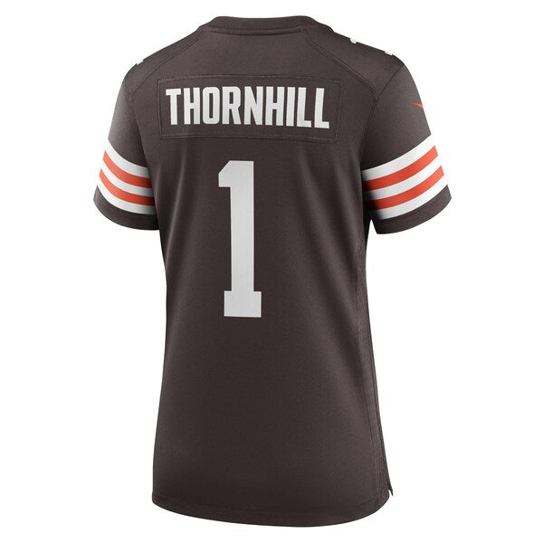 Juan Thornhill Cleveland Browns Nike Women's Nike Women's All Player Jersey - Brown - Image 3