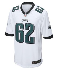Alternative view of Jason Kelce Philadelphia Eagles Nike  Game Jersey - White