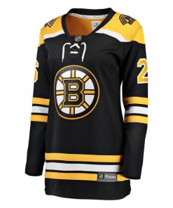 Alternative view of Andrew Peeke Boston Bruins  Women's Home Breakaway Jersey - Black