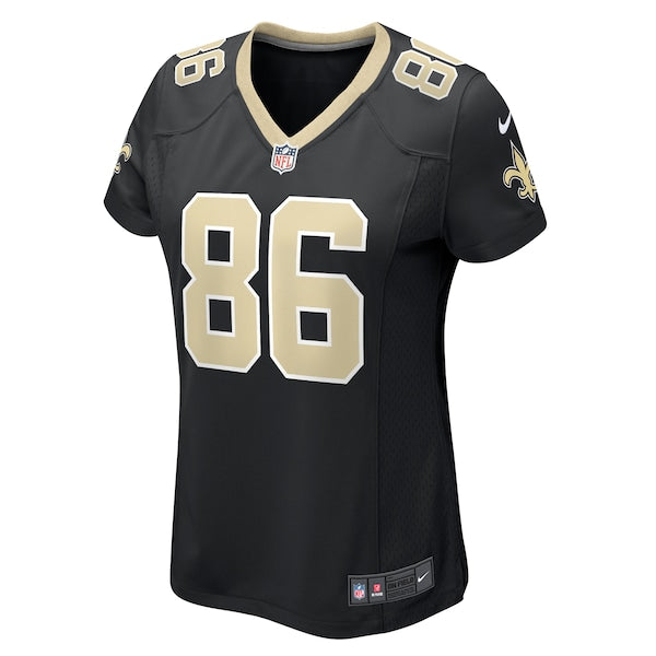 Michael Jacobson New Orleans Saints Nike Women's Game Jersey - Black - Image 2