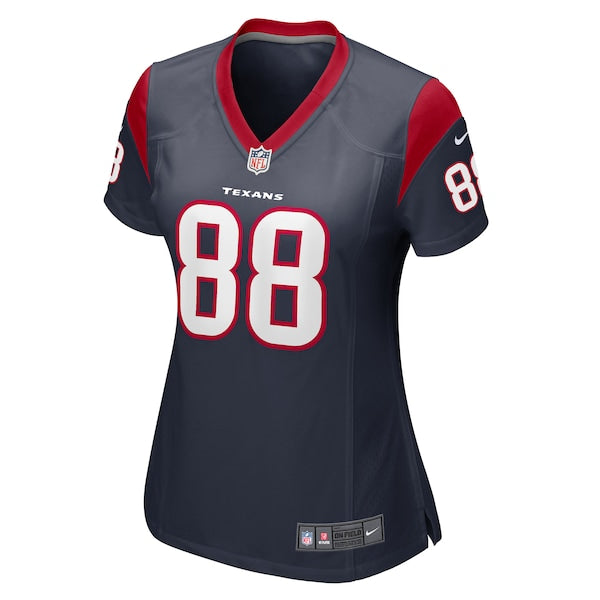 Johnny Johnson Houston Texans Nike Women's Team Game Jersey - Navy - Image 3