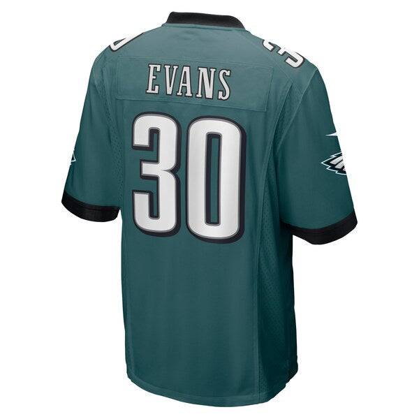 Justin Evans Philadelphia Eagles Nike Game Player Jersey - Midnight Green - Image 3