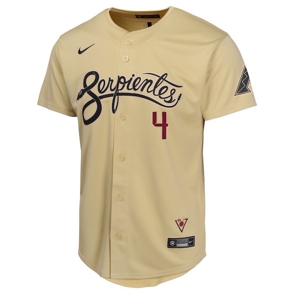 Ketel Marte Arizona Diamondbacks Nike Youth City Connect Limited Player Jersey - Sand - Image 2