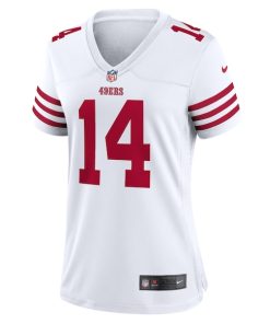 Alternative view of Ricky Pearsall San Francisco 49ers Nike Women's White Game Jersey -  White