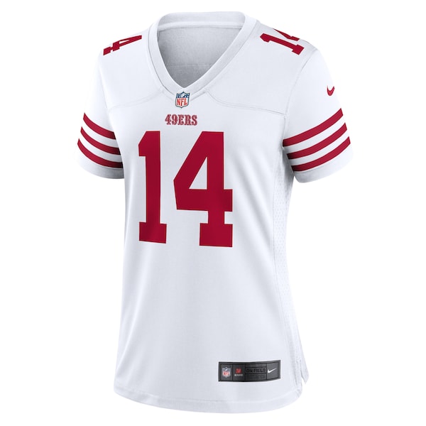 Ricky Pearsall San Francisco 49ers Nike Women's White Game Jersey - White - Image 2