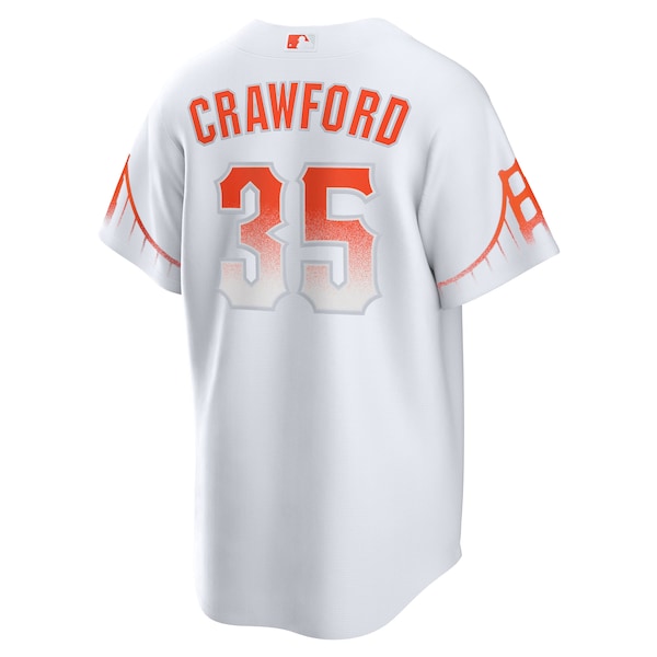 Brandon Crawford San Francisco Giants Nike City Connect Replica Player Jersey - White - Image 3