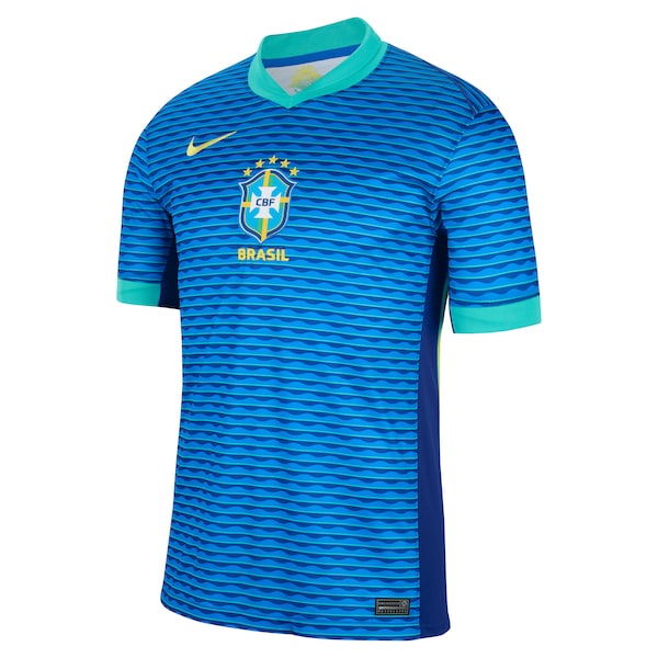Brazil National Team Nike 2024 Away Stadium Replica Jersey?ยจC Blue - Image 3