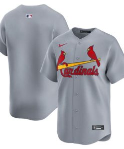 St. Louis Cardinals Nike Away Limited Jersey - Gray
