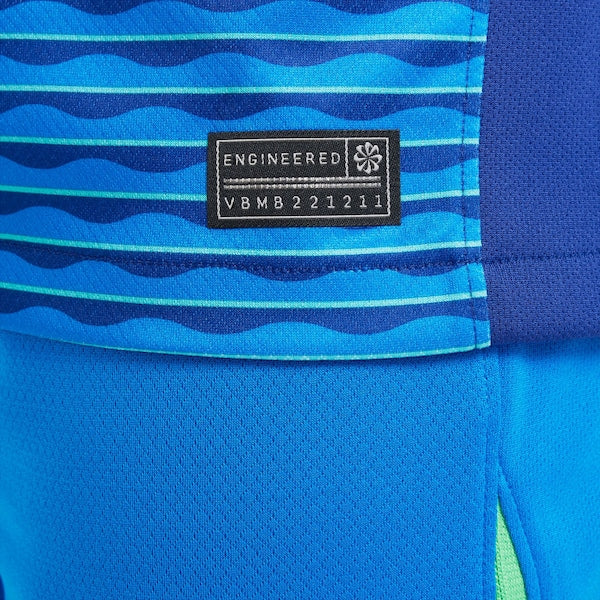 Brazil National Team Nike Youth 2024 Away Stadium Replica Jersey?ยจC Blue - Image 6