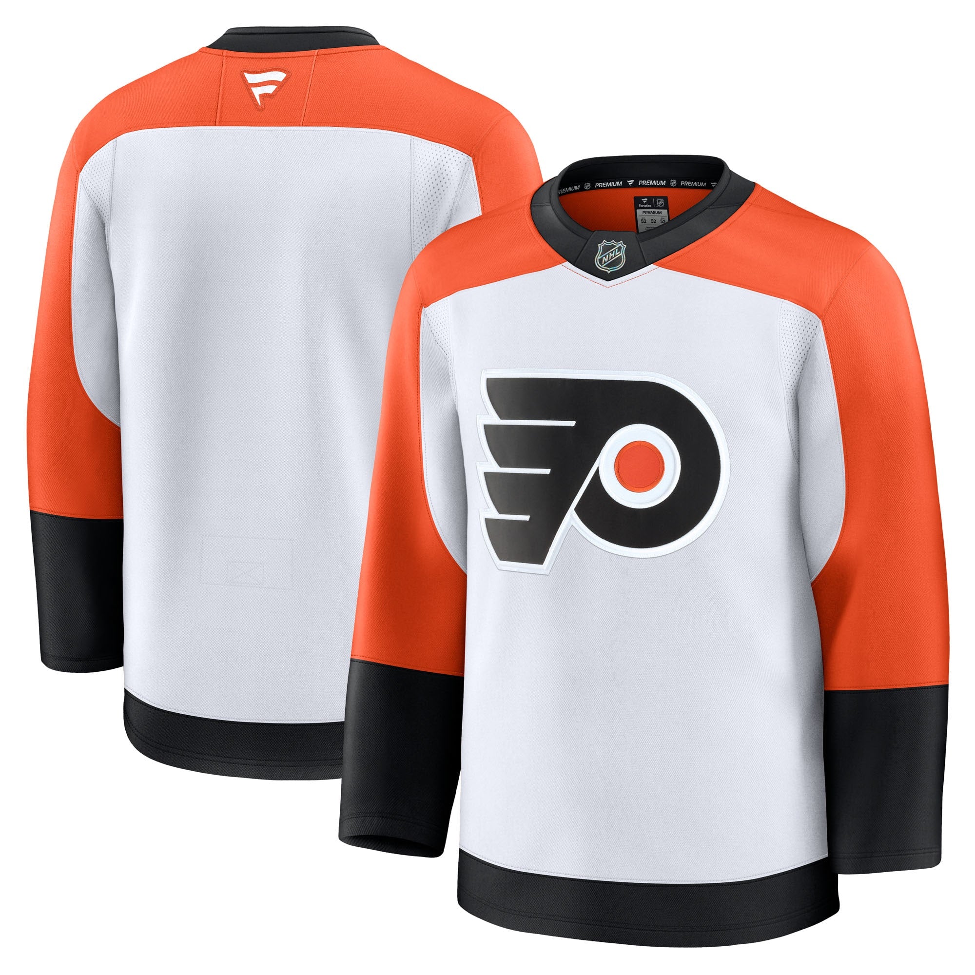Philadelphia Flyers Alternate Premium Jersey - Black/Burnt Orange/White - Image 9