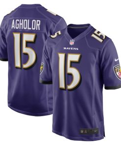 Nelson Agholor Baltimore Ravens Nike Game Jersey - Purple