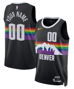 Denver Nuggets Nike Unisex 2025/26 City Edition Swingman Custom Jersey - Black