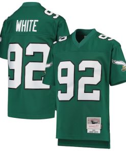Reggie White Philadelphia Eagles Youth 1990 Legacy Retired Player Jersey - Green