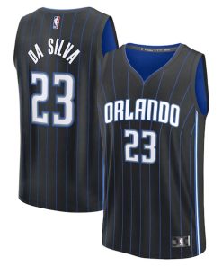Tristan da Silva Orlando Magic  Youth 2024 NBA Draft Fast Break Player Jersey - Icon Edition - Black