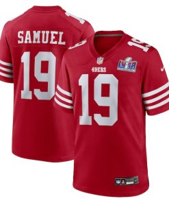 Deebo Samuel San Francisco 49ers Nike Super Bowl LVIII Game Jersey - Scarlet