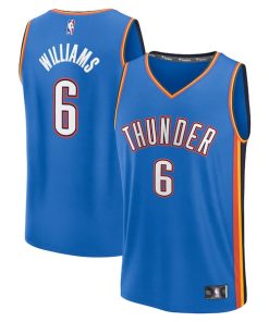 Jaylin Williams Oklahoma City Thunder  Fast Break Replica Player Jersey - Icon Edition - Blue