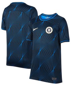 Chelsea Nike Youth 2023/24 Away Stadium Replica Jersey - Navy