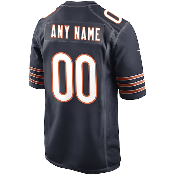 Chicago Bears Nike Custom Game Jersey - Navy - Image 3