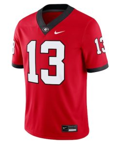 Alternative view of Stetson Bennett Georgia Bulldogs Nike Player Game Jersey - Red
