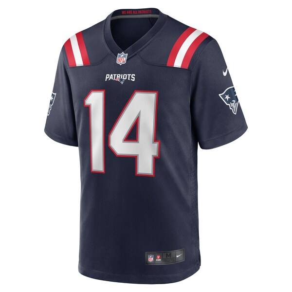 Tristan Vizcaino New England Patriots Nike Home Game Player Jersey - Navy - Image 2