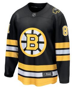 Alternative view of Michael Eyssimont Boston Bruins  Home Breakaway Player Jersey - Black