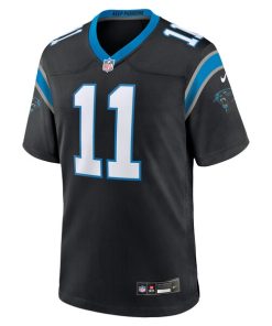 Alternative view of Nic Scourton Carolina Panthers Nike Team Game Jersey -  Black