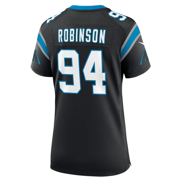 A'Shawn Robinson Carolina Panthers Nike Women's Game Jersey - Black - Image 3