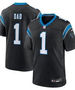 Number 1 Dad Carolina Panthers Nike Game Jersey - Black