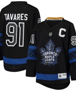 John Tavares Toronto Maple Leafs Youth Alternate Replica Player Jersey - Black
