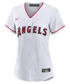 Alternative view of Nolan Schanuel Los Angeles Angels Nike Women's Home Replica Jersey - White