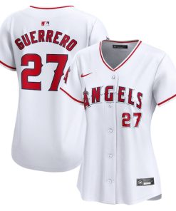 Vladimir Guerrero Los Angeles Angels Nike Women's  Home Limited Player Jersey - White