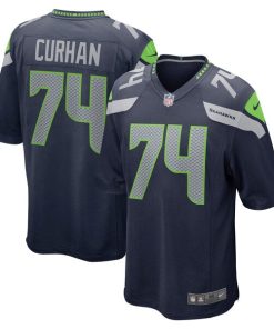 Jake Curhan Seattle Seahawks Nike Game Jersey - College Navy