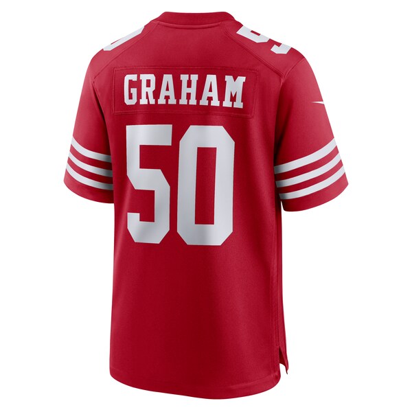 Jalen Graham San Francisco 49ers Nike Team Game Jersey - Scarlet - Image 3