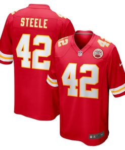 Carson Steele Kansas City Chiefs Nike  Game Jersey -  Red