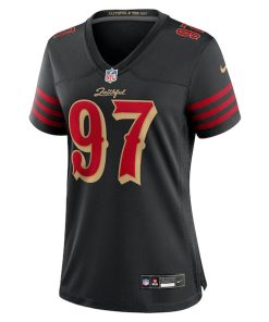 Alternative view of Nick Bosa San Francisco 49ers Nike Women's 2025 Rivalries Collection Game Jersey - Black