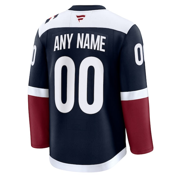 Colorado Avalanche Alternate Premium Custom Jersey - Navy/Burgundy/White - Image 5