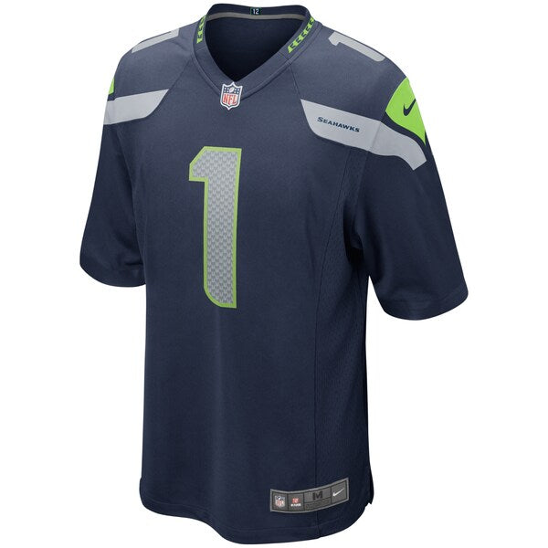 Warren Moon Seattle Seahawks Nike Game Retired Player Jersey - College Navy - Image 3
