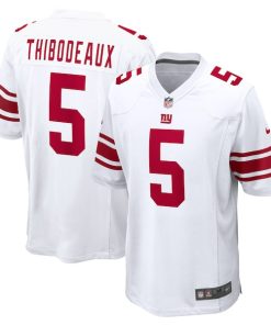 Alternative view of Kayvon Thibodeaux New York Giants Nike Player Game Jersey - White/Royal