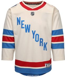 Alternative view of Mika Zibanejad New York Rangers Outerstuff Preschool 2026 NHL Winter Classic Premier Jersey - White