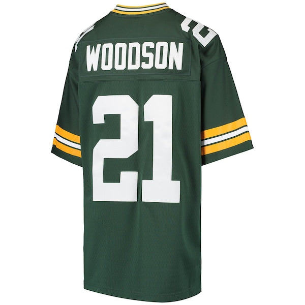 Charles Woodson Green Bay Packers Youth Retired Player Legacy Jersey - Green - Image 3