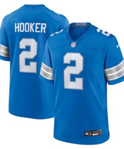 Hendon Hooker Detroit Lions Nike Team Game Jersey -  Blue